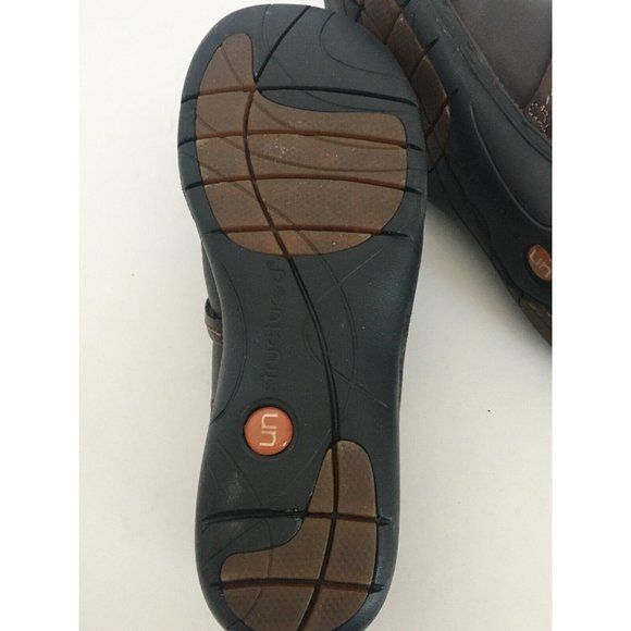 Clarks Unstructured Shoes Un Esma Slip On Loafers Dark Brown Womens 5.5 Comfort - Picture 11 of 12